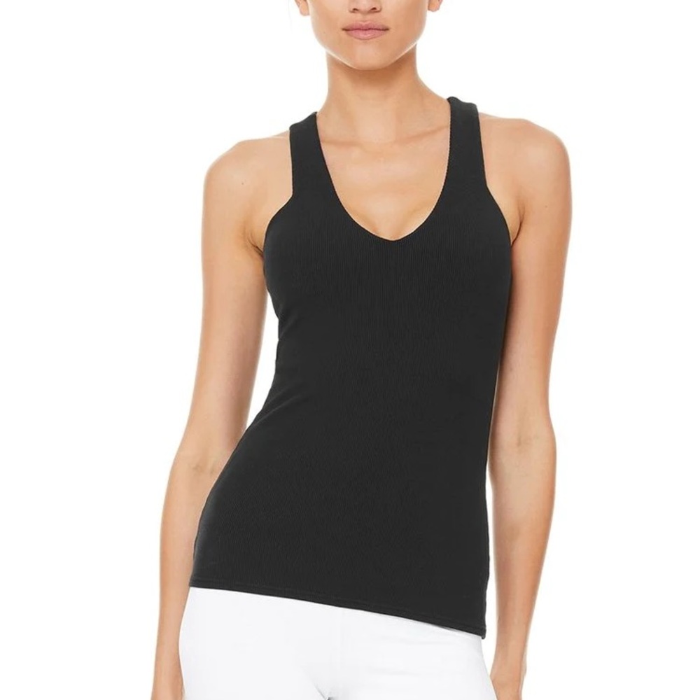 Alo Black Tank Size M
